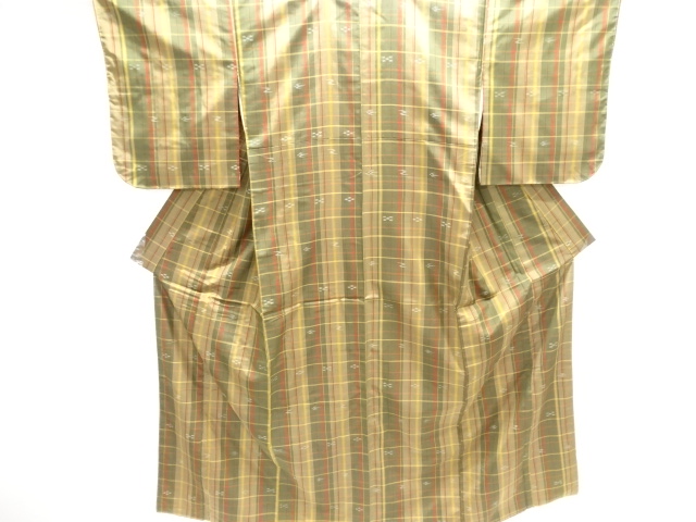 Japanese Kimono / Tsumugi Omeshi Silk